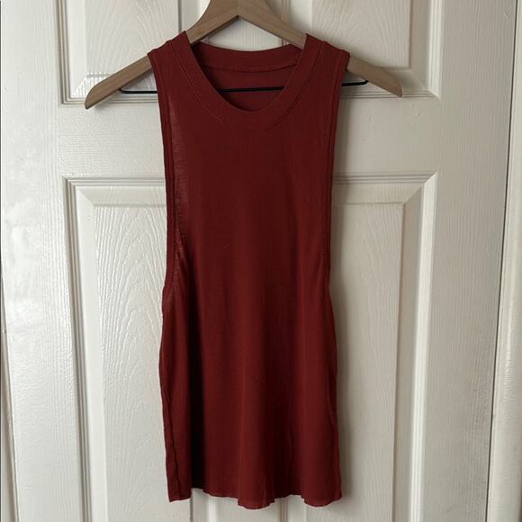 Alo Everyday Tank Top Ribbed Red size small - Picture 1 of 5